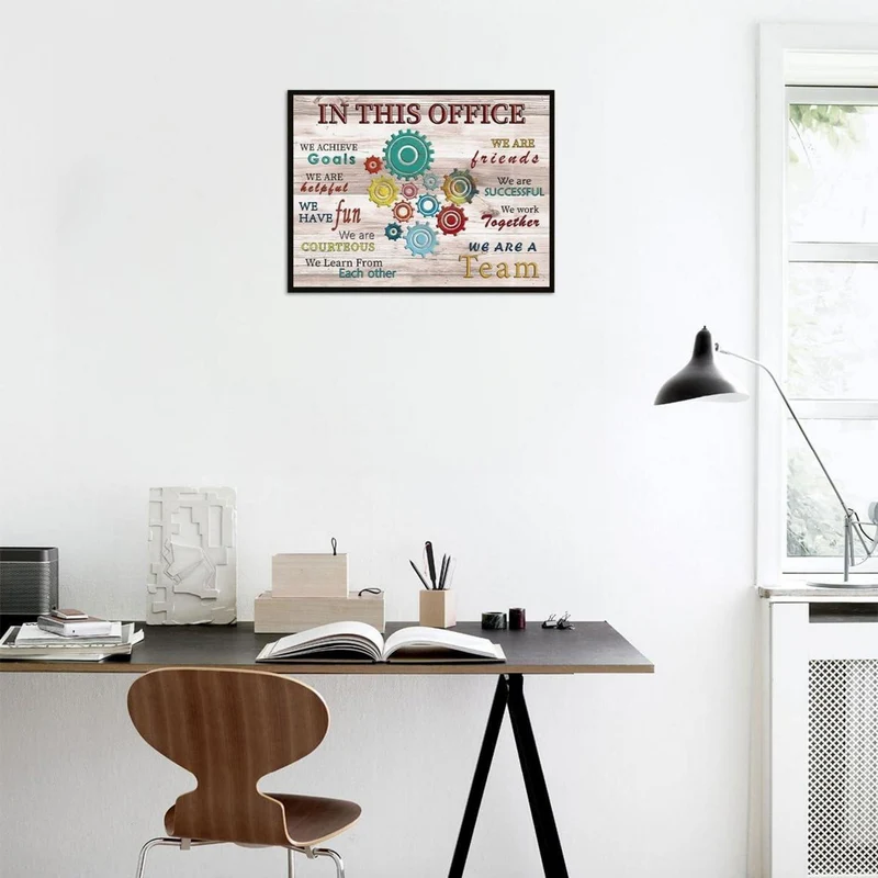 Motivational Office Poster Lustige Gear Wheel 30x40 cm