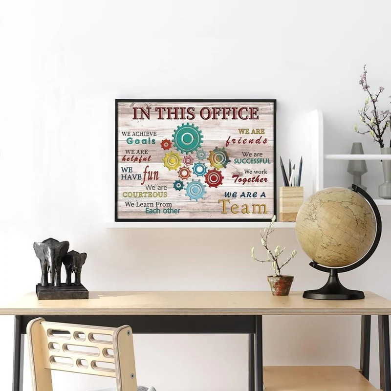 Motivational Office Poster Lustige Gear Wheel 30x40 cm