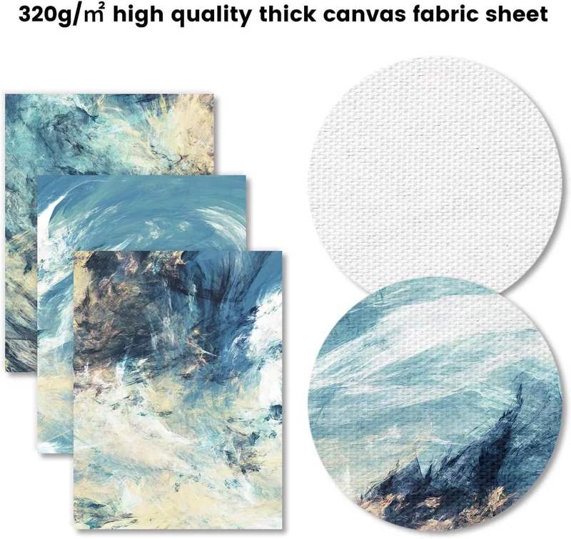 Moderne Abstrakte Ozean Himmel Poster Set 30x40 cm 3er Pack