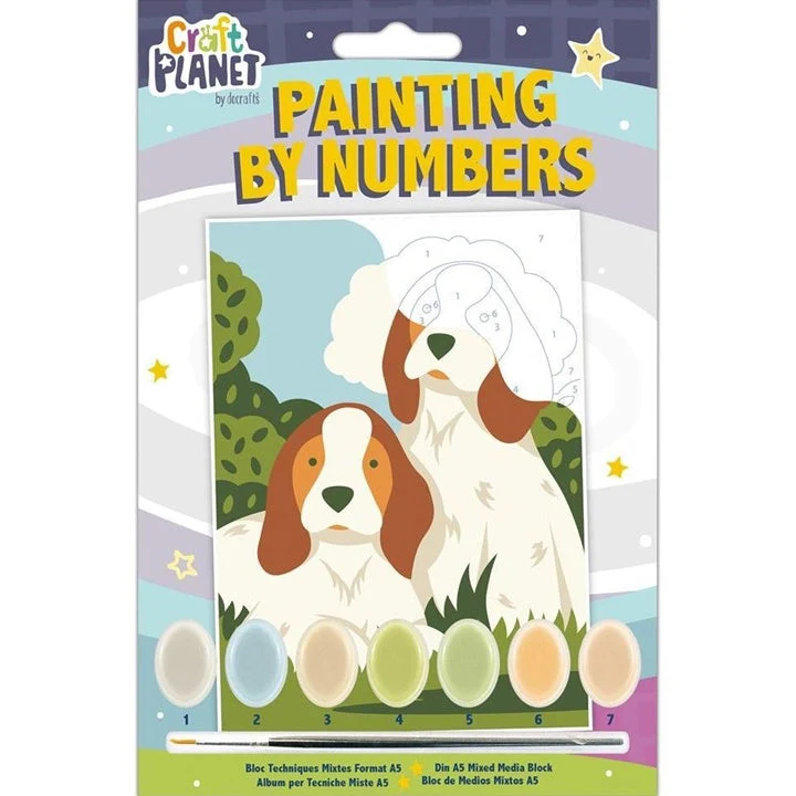 Ζωγραφική με αριθμούς για παιδιά Craft Planet